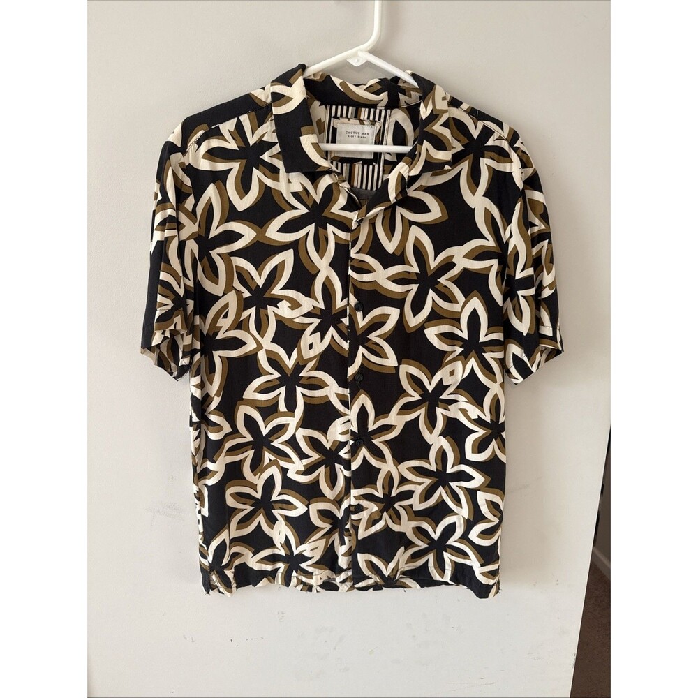 Cactus Man Ricky Singh Men’s L Woven Button-Up Large